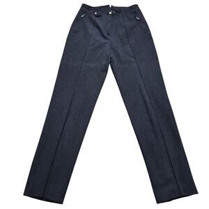 Lauren Ralph Lauren Wool Dress Pants 8 Straight Leg Career Trousers Minimalist